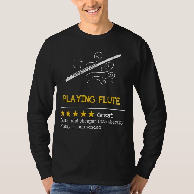 Camiseta Problemas de Silbato: flauta - más barata, más ráp (Anverso)
