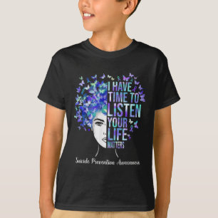Camiseta Problemas de vida Concienciación sobre la prevenci