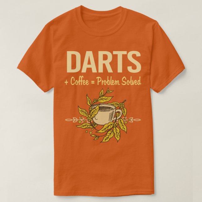 Camiseta Problemas Resueltos de Café (Diseño del anverso)