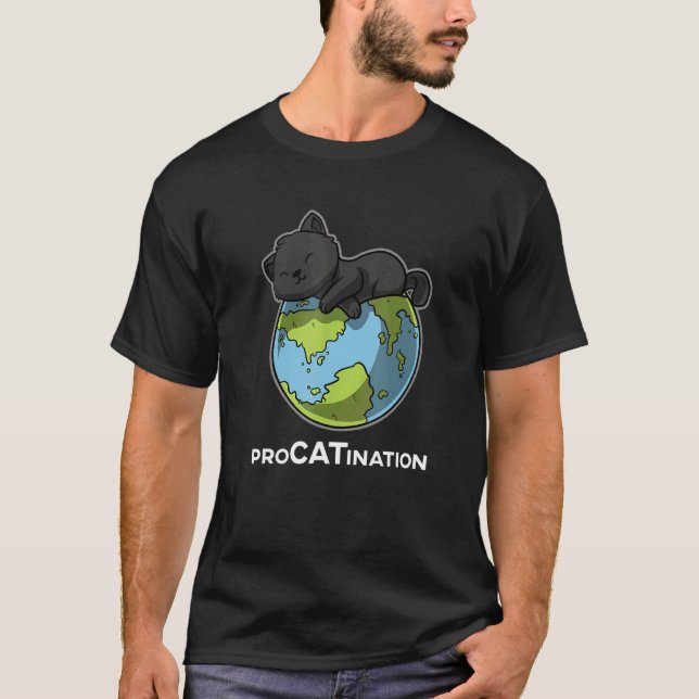 Camiseta Procatación Lazy Cat Kitten World (Anverso)