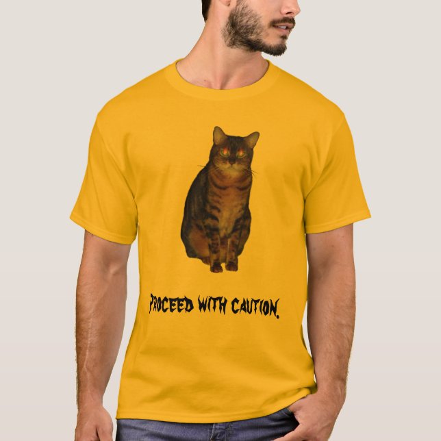 Camiseta Proceda con la precaución (Anverso)