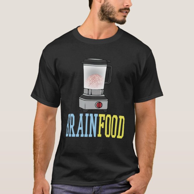 Camiseta Procesador de alimentos para el cerebro (Anverso)