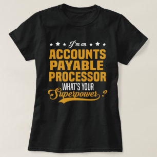 Camiseta Procesador de cuentas a pagar