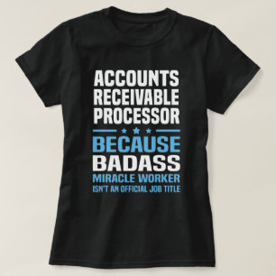 Camiseta Procesador de cuentas por cobrar