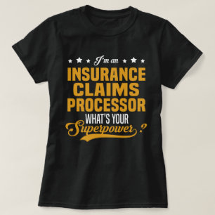 Camiseta Procesador de siniestros de seguro