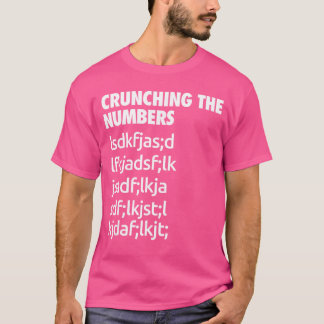 Camiseta Procesando Los Números Divertido Chit Genial Humor