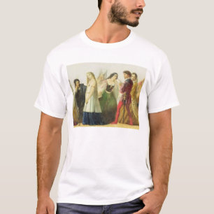 Camiseta Procesión de caracteres de Shakespeare (aceite