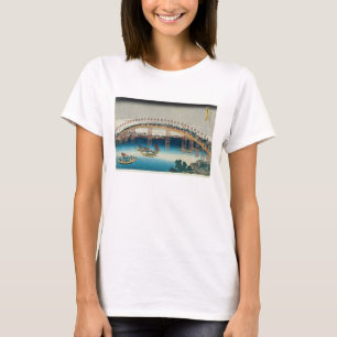 Camiseta Procesión sobre un puente (impresión del woodblo