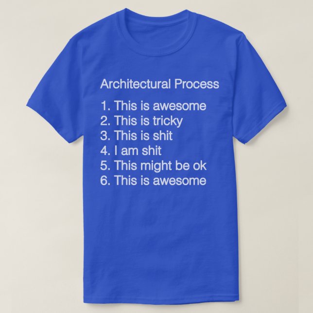 Camiseta Proceso arquitectónico (Diseño del anverso)