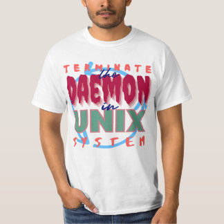 Camiseta Proceso Daemon en sistemas Unix