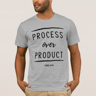 Camiseta Proceso masculino sobre el producto
