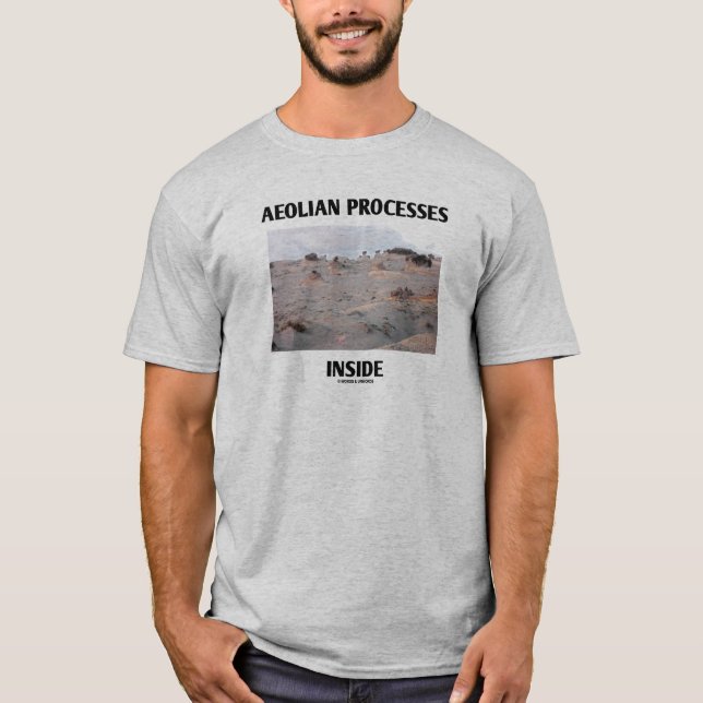 Camiseta Procesos Eolianos Dentro (Erosión Del Paisaje Roco (Anverso)