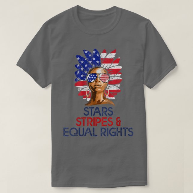 Camiseta ProChoice Stars Stripes & Equal Rights Patriotic b (Diseño del anverso)