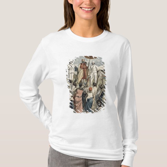 Camiseta Proclamación del nuevo rey de Dahomey (Anverso)