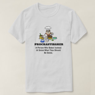 Camiseta Procrastibaker Baking T-Shirt