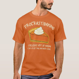 Camiseta Procrastibaking Delicioso arte del diseño de horne