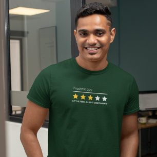 Camiseta Proctoscopia: poco riesgo, ligero malestar
