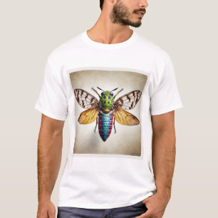 Camiseta Proculus dorsal view in watercolor and ink 010924I