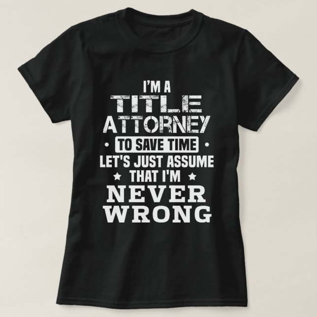 Camiseta Procurador de títulos (Diseño del anverso)