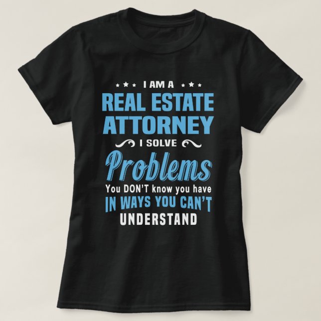 Camiseta Procurador inmobiliario (Diseño del anverso)