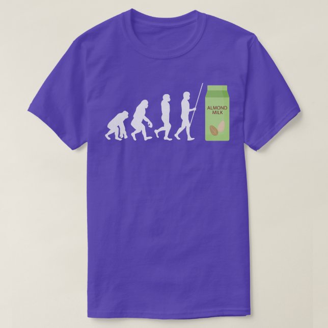 Camiseta Prod de la planta de leche de almendra láctea grat (Diseño del anverso)