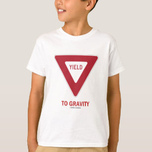 Camiseta Producción a la gravedad (humor de la física de 