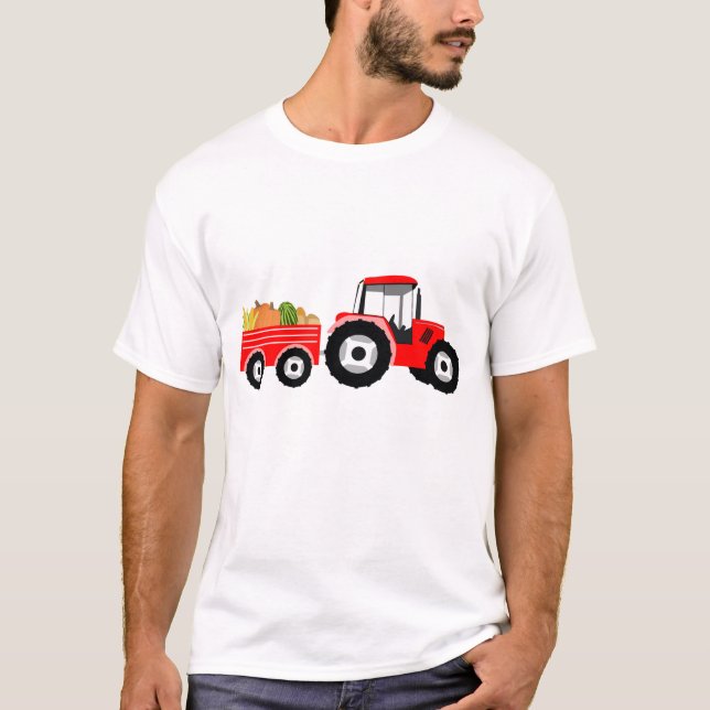 Camiseta Producción de la Granja de Camiones Rojos (Anverso)