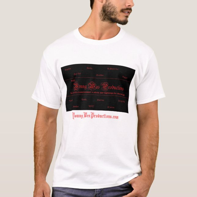 Camiseta Producciones jovenes de Wes (Anverso)