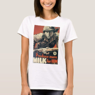 Camiseta Producir más leche para él