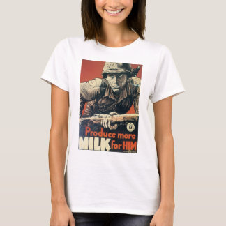 Camiseta Producir más leche para él