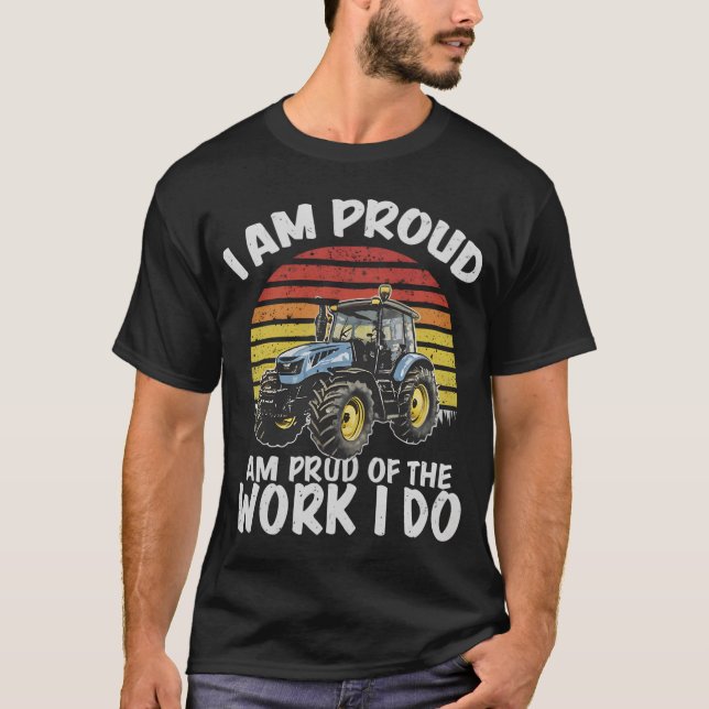 Camiseta Producto de diseño de tractores (Anverso)