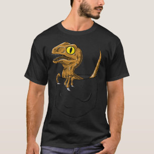 Camiseta Producto de Pocket RaptorVelociraptor Jurassic Din