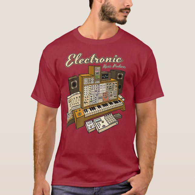 Camiseta Productor de música electrónica (Anverso)