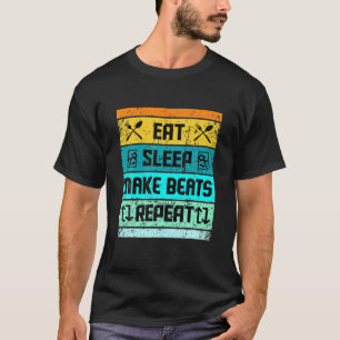 Camiseta Productor De Música Retro Vintage T Beat Maker