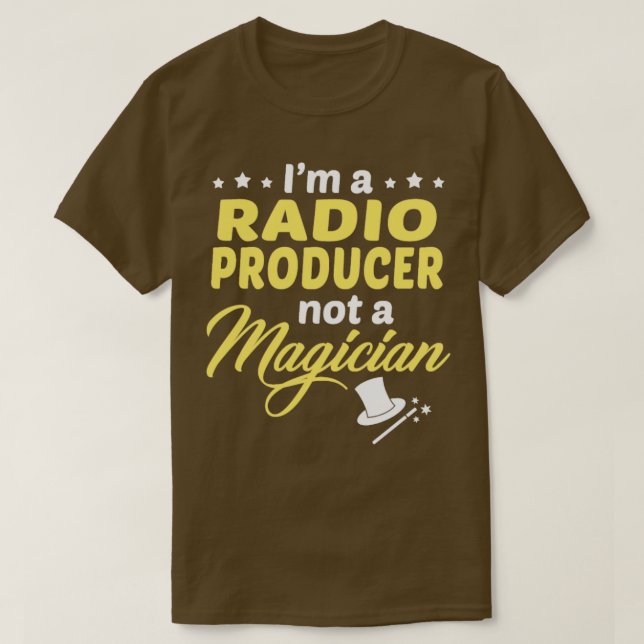 Camiseta Productor de radio 2 (Diseño del anverso)