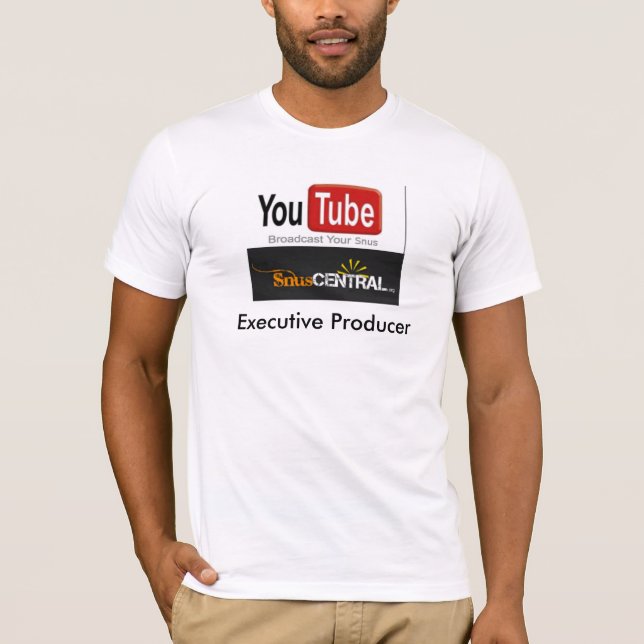Camiseta Productor de SnusCENTRAL YouTube (Anverso)