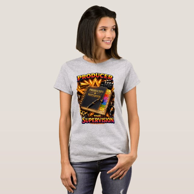 Camiseta Productor - La Supervisión Mujer (Anverso completo)