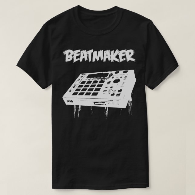 Camiseta Productor musical Beatmaker (Diseño del anverso)