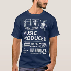 Camiseta Productor musical Funny Gift Premium