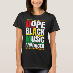 Camiseta Productor musical Mes de la historia negra Música