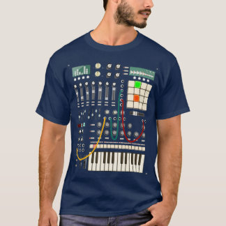 Camiseta Productor musical moderno y músico electrónico
