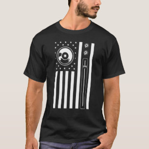 Camiseta Productora De Música Guay Para Hombres Bandera Est