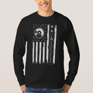 Camiseta Productora De Música Guay Para Hombres Bandera Est