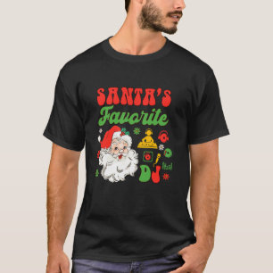 Camiseta Productores de música de Jockey de discos Navidade