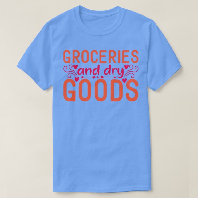 Camiseta Productos alimenticios y productos secos (Diseño del anverso)