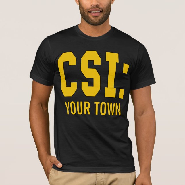 Camiseta Productos de CUSTOMIZEABLE CSI (Anverso)