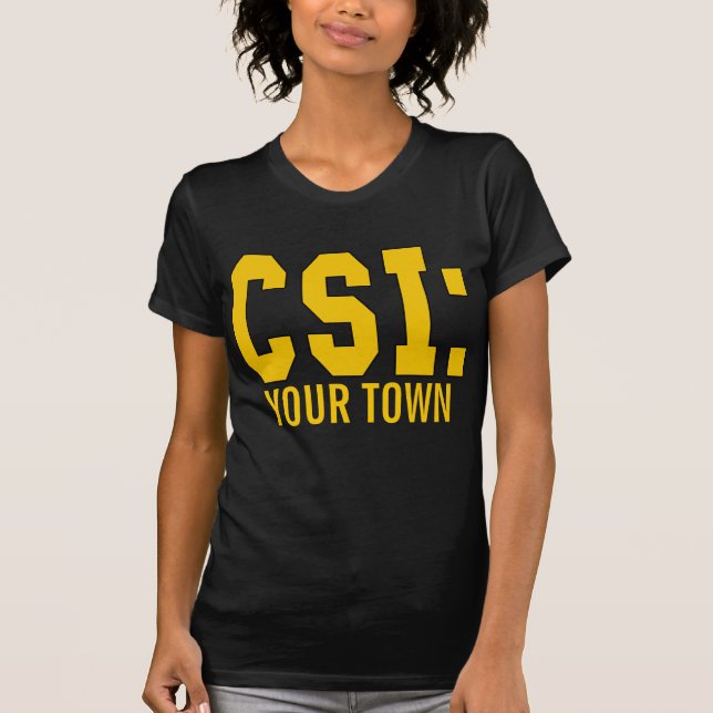 Camiseta Productos de CUSTOMIZEABLE CSI (Anverso)