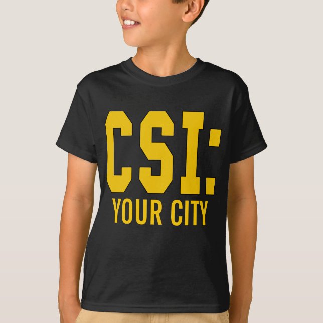 Camiseta Productos de CUSTOMIZEABLE CSI (Anverso)