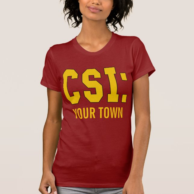 Camiseta Productos de CUSTOMIZEABLE CSI (Anverso)