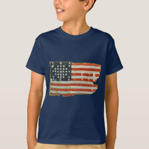 Camiseta Productos de la bandera americana del vintage